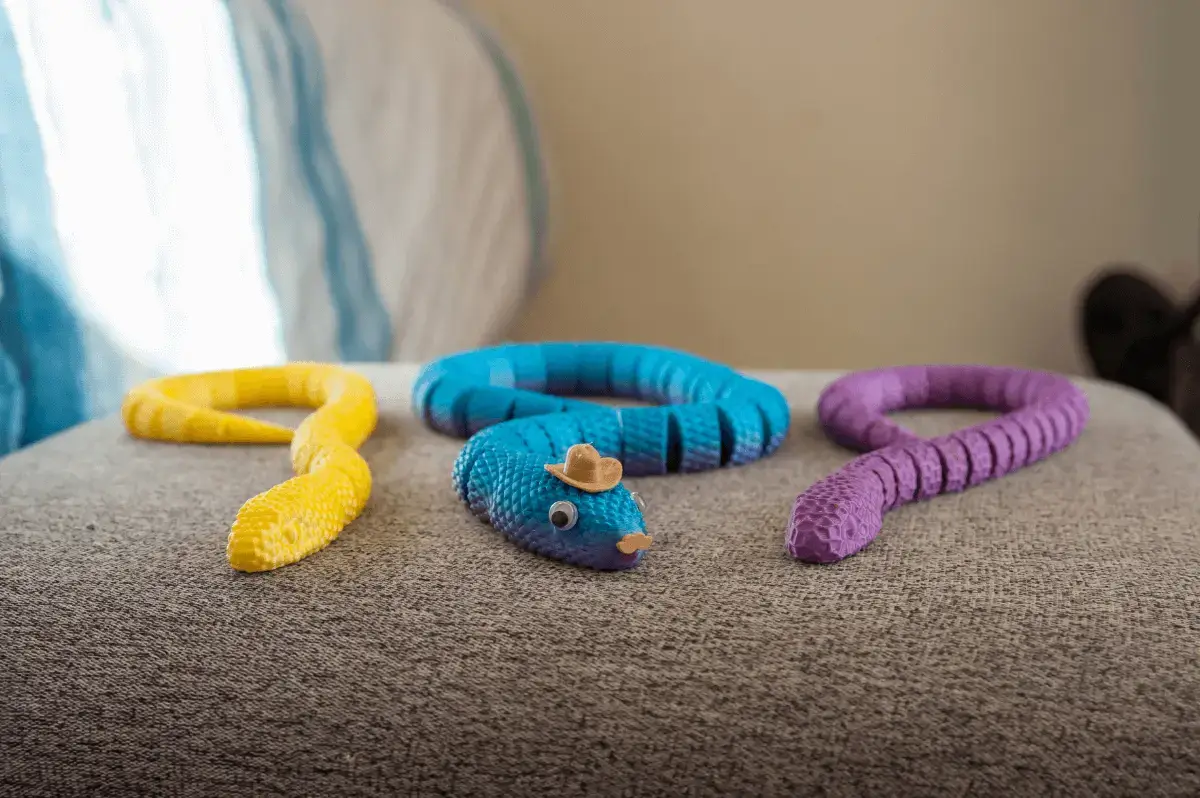 three earth snakes