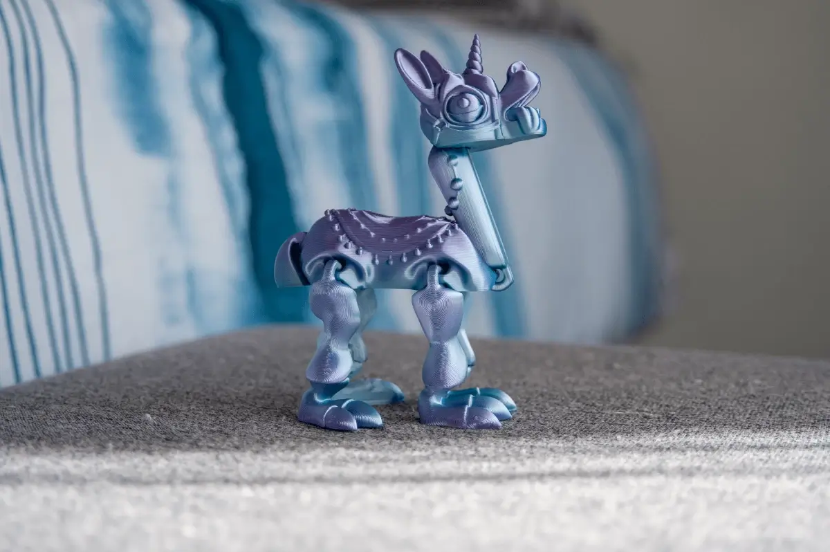 llamacorn standing side view